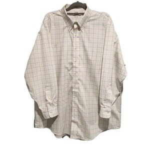 Brooks Brothers Madison Fit Non-Iron Stretch Supima Cotton Shirt Yellow 18.5-35